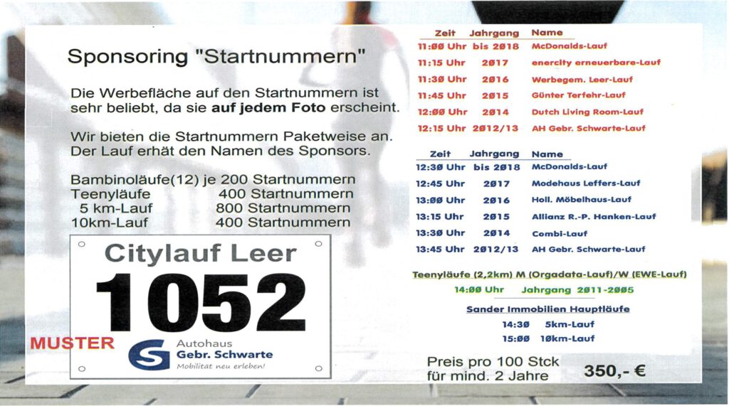 Sponsoringpakete